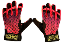 SUPERIOR ATHLETE Pink with Black Shark Gloves