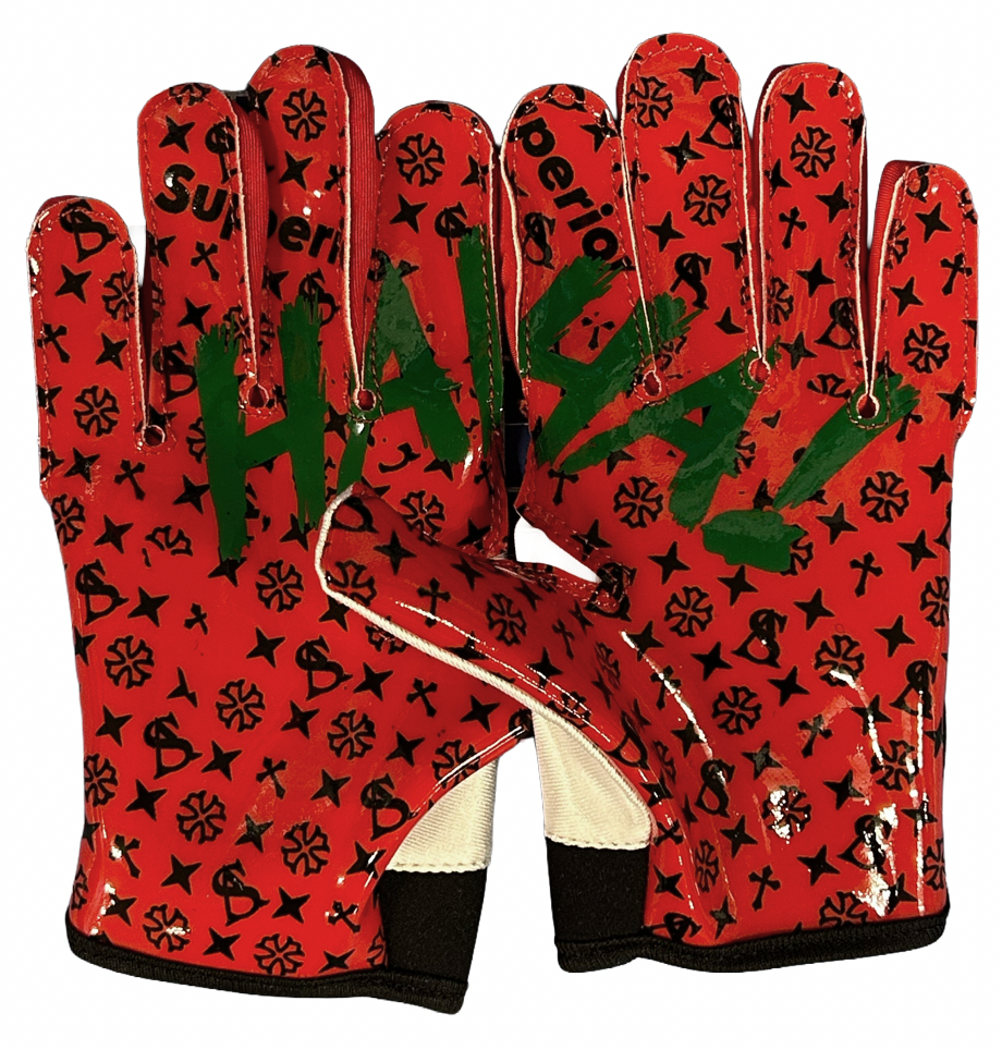 SUPERIOR ATHLETE Red with Black Joker Gloves