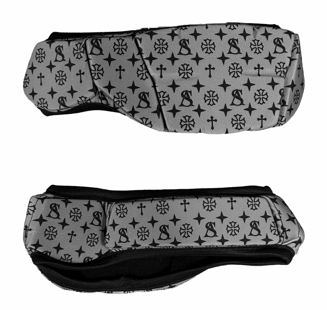 SUPERIOR ATHLETE Gray with Black Headband