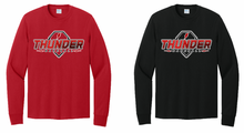 THUNDER BASEBALL LONG SLEEVE COTTON T-SHIRT