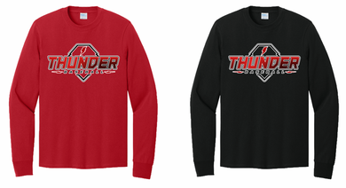 THUNDER BASEBALL LONG SLEEVE COTTON T-SHIRT
