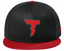 THUNDER BASEBALL BLACK AND RED NEW ERA HAT