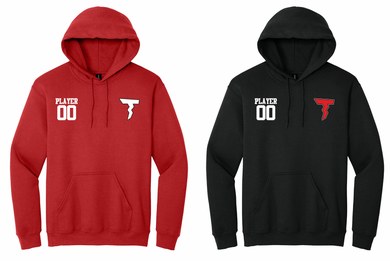 THUNDER BASEBALL EMBROIDERED COTTON HOODIE