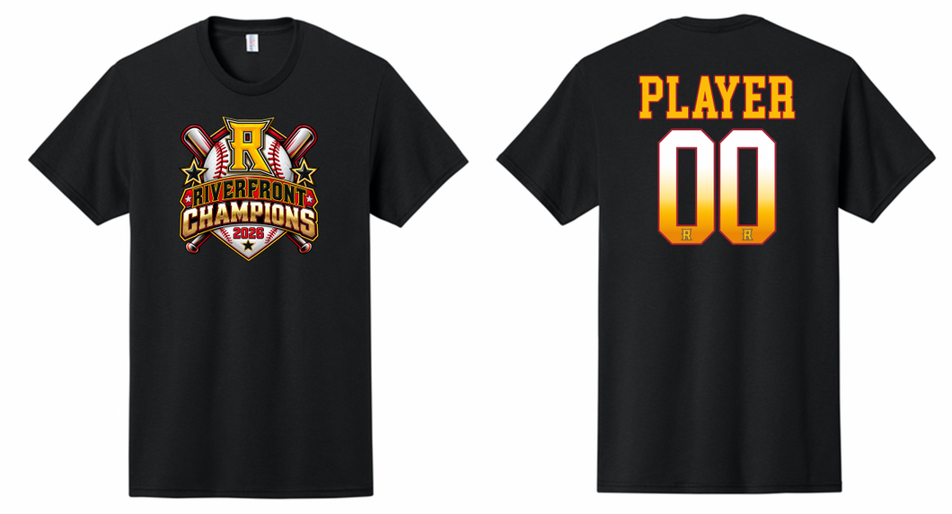 RIVERFRONT BASEBALL COTTON T-SHIRT