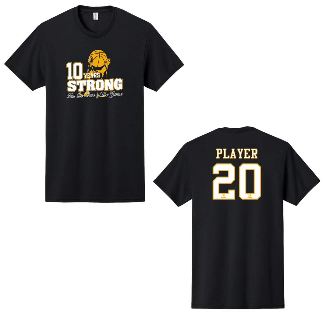 GO UP STRONG 10 YEARS COTTON T-SHIRT