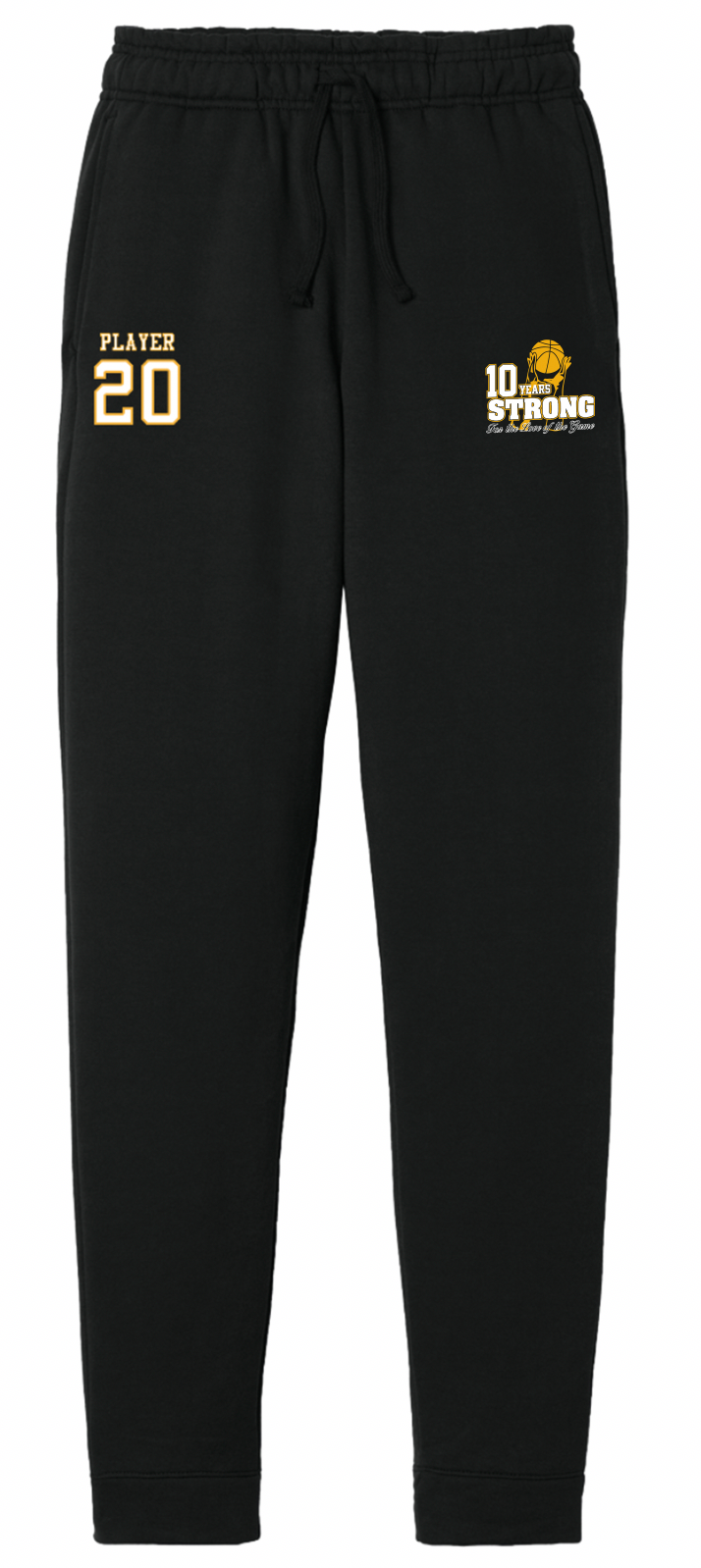 GO UP STRONG 10 YEARS JOGGERS