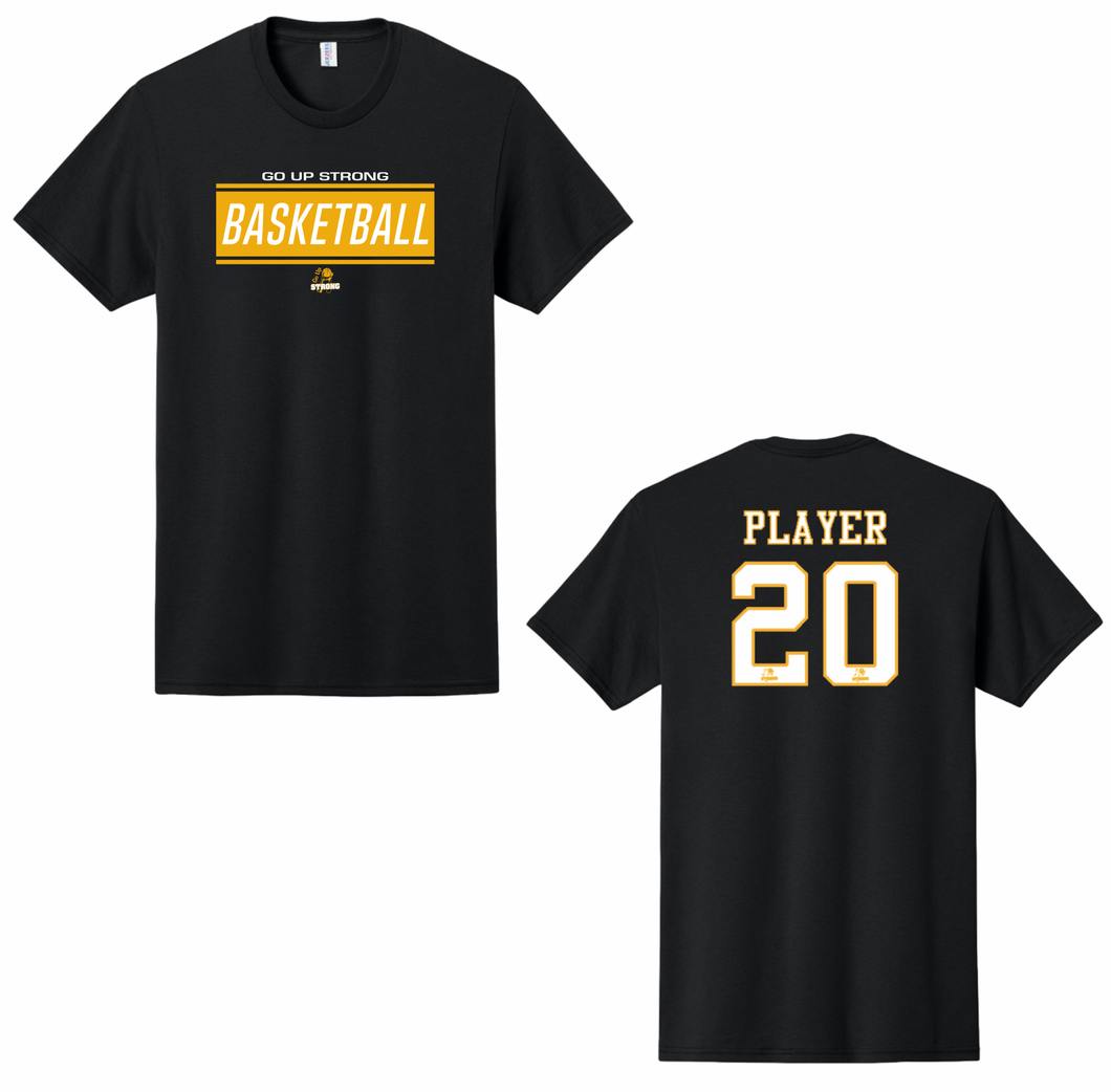 GO UP STRONG BASKETBALL COTTON T-SHIRT