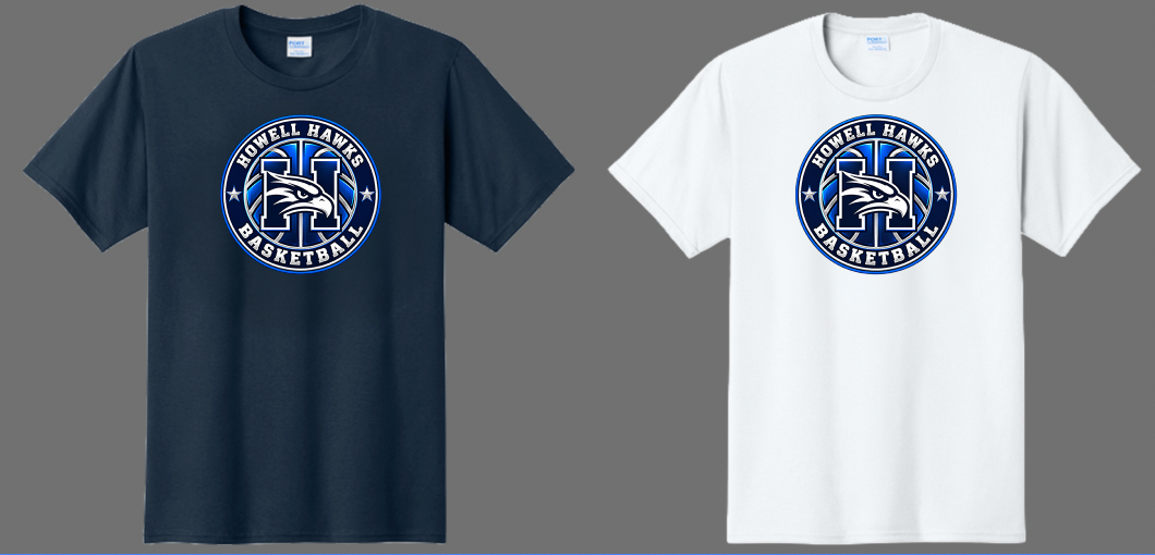 HOWELL HAWKS BASKETBALL FAN FAVORITE COTTON T-SHIRT