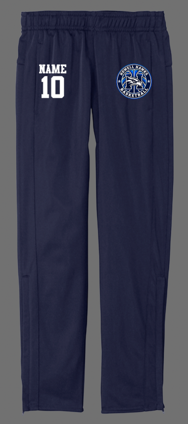 HOWELL HAWKS BASKETBALL GAME DAY NAVY WARM UP PANTS