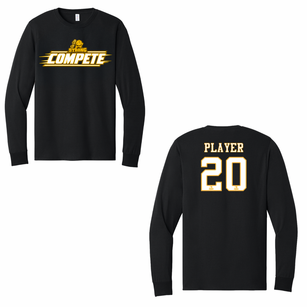 GO UP STRONG COMPETE LONG SLEEVE SHOOTER SHIRT DRI-FIT