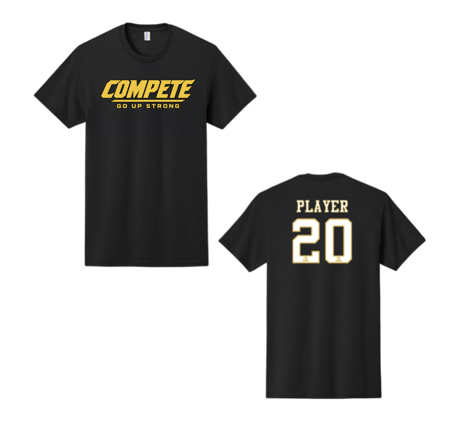 GO UP STRONG COMPETE COTTON T-SHIRT