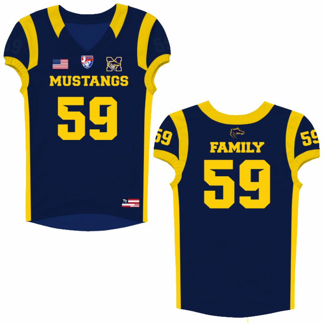 Marlboro Mustangs Jersey (NAVY)