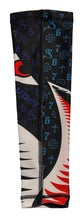 Superior Athlete Blue to Purple 67 Black Shark Arm Sleeve