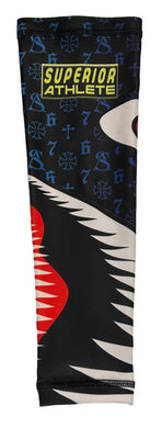Superior Athlete Blue to Purple 67 Black Shark Arm Sleeve