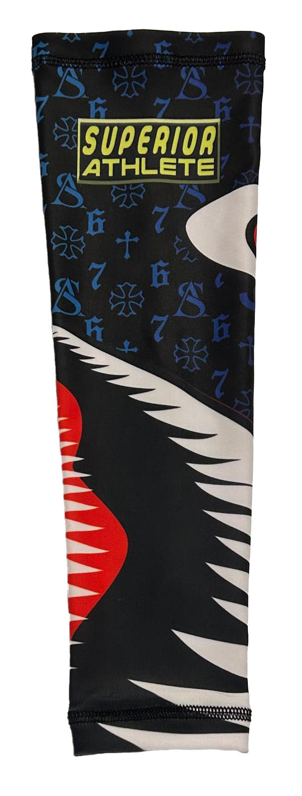 Superior Athlete Blue to Purple 67 Black Shark Arm Sleeve