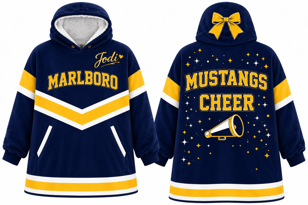 Marlboro Mustangs Game Day Cheer Cozy