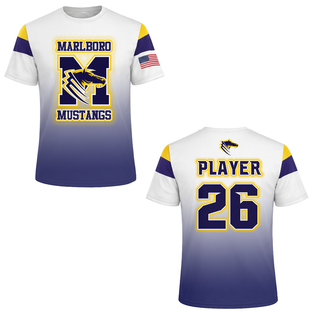 Marlboro Mustangs Fan Gear Jersey (WHITE)