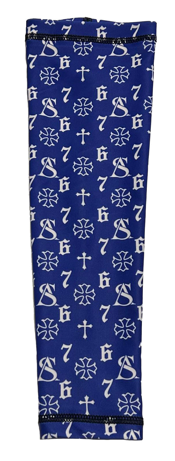 White 67 Blue Arm Sleeve