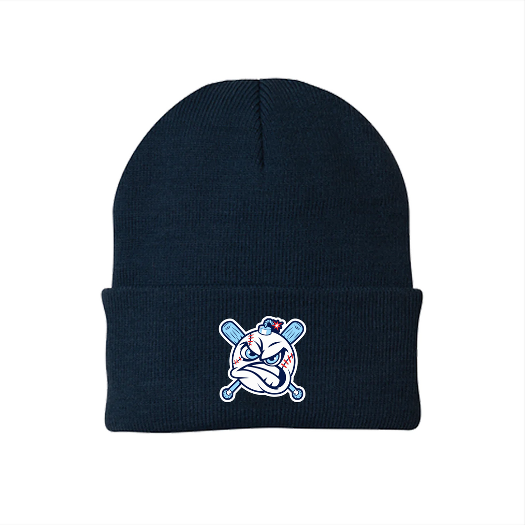 Bombers Baseball Embroidery Ball Logo Beanie Hat