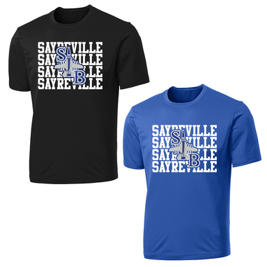 Sayreville Jr. Bombers Football Dri Fit Tri Blend Shirt