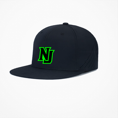 Invaders Black Embroidered NJ Team Hat