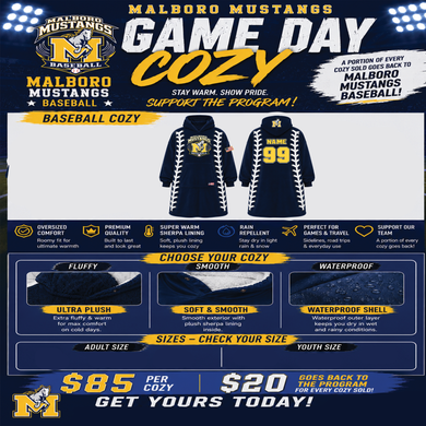 MALBORO MUSTANGS BASEBALL COZY 2026