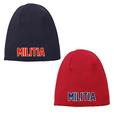 Manalapan Militia Embroidery New Era Beanie Hat
