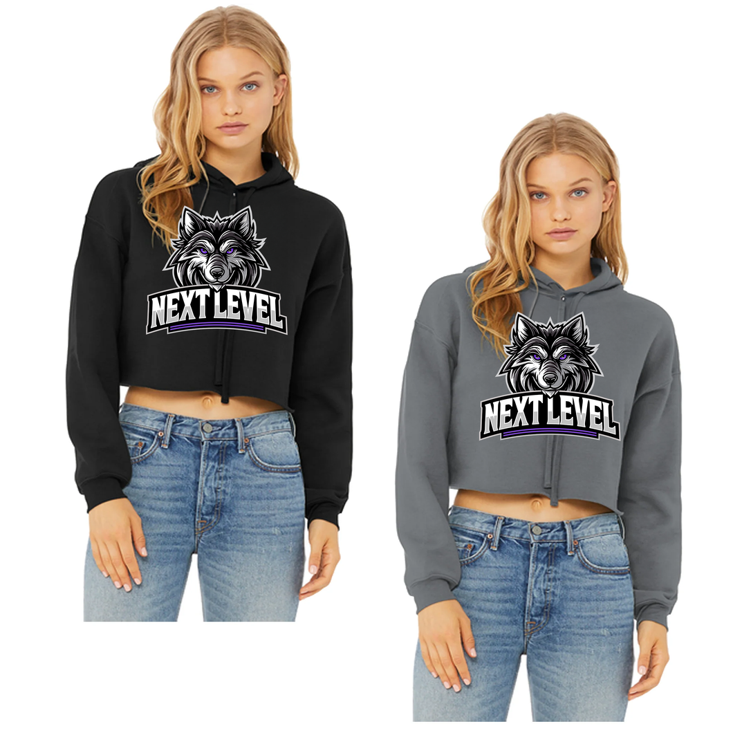Next Level Culture Basketball Ladies Crop Hooded Pullover