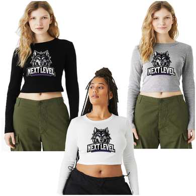 Next Level Culture Basketball Women's Long Sleeve Crop Tee