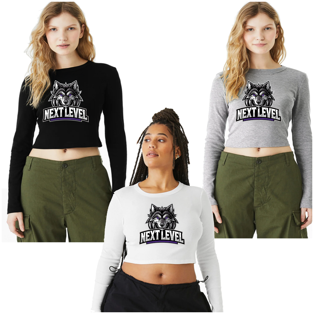 Next Level Culture Basketball Women's Long Sleeve Crop Tee