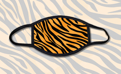Tiger Print Face Mask
