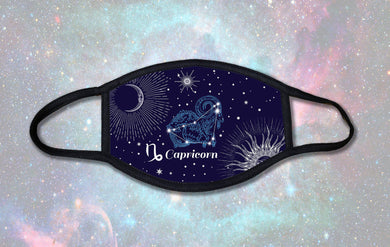 Capricorn Zodiac Face Mask
