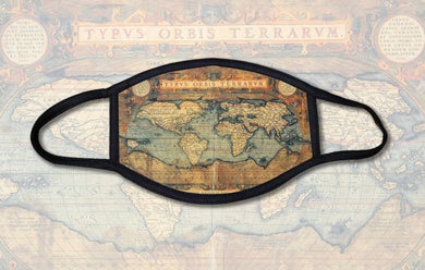 Classic Ancient Map Face Mask