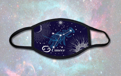 Zodiac Cancer Face Mask