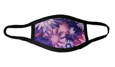Purple Flowers Face Mask