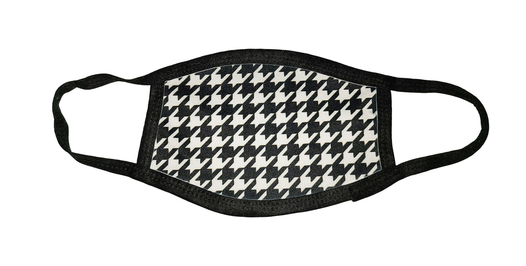 Houndstooth Pattern Face Mask