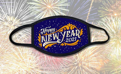 Happy New Year 2021 Face Mask
