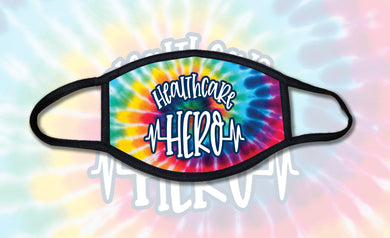 Healthcare Hero - Rainbow Face Mask