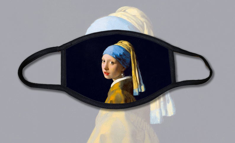 The Girl with the Pearl Earring Face Mask