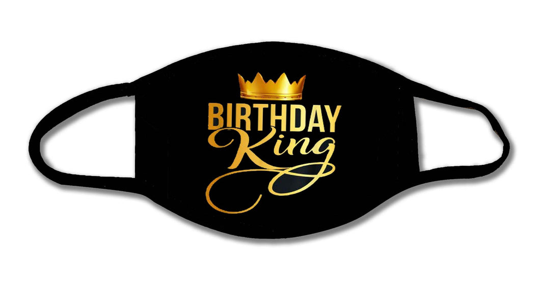 Birthday King Face Mask