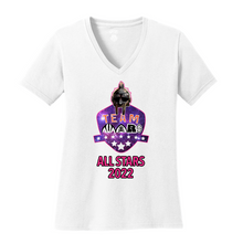 Team Mars All Stars Ladies Short Sleeve V-Neck Shirt
