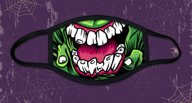 Frankenstein Teeth Face Mask