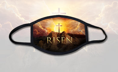 He is Risen Face Mask