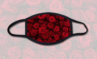 Red Roses Face Mask
