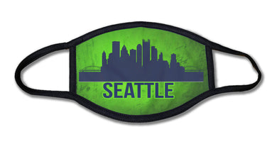 Seattle Skyline Face Mask