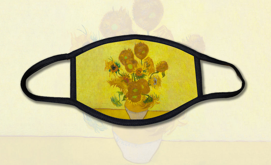 Van Gogh Sunflowers Face Mask