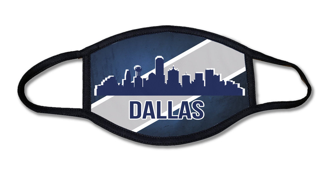 Dallas Skyline Face Mask
