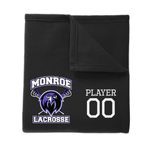 Monroe Lacrosse Embroidered Blanket