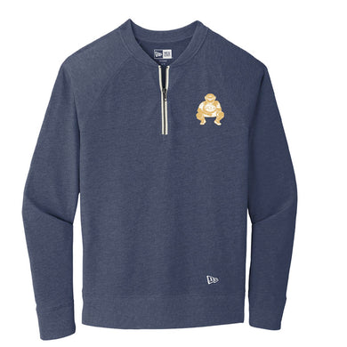 Brickwall New Era Quarter Zip Pullover with Embroidered Logo