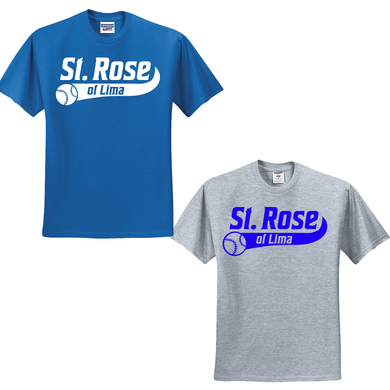 St. Rose of Lima Baseball Cotton T-Shirt